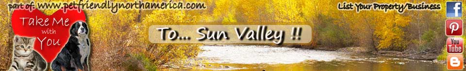 pet friendly Sun Valley, Idaho